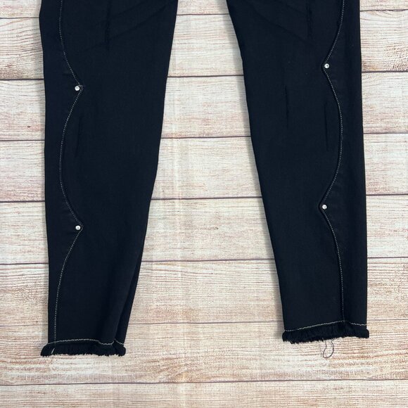 Verox Colombian Butt Lift Jeans Size 16 Dark Wash High Waist Skinny Levanta Cola - Picture 4 of 11